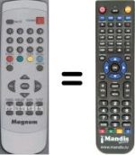 Télécommande équivalente WHV3974