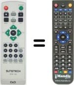 Telecomando equivalente Sunstech WHV15567W