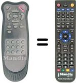 Replacement remote control ETON LCM 1750