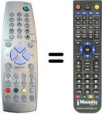 Replacement remote control MC MARREL MCM-X 6969
