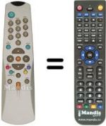 Replacement remote control SAT+ DVB 720