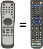 Replacement remote control LITE-ON LVW 5001