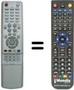 Télécommande équivalente Samsung HVS54002