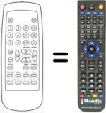 Replacement remote control HVS54218