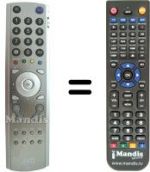 Telecomando equivalente JVC HVS54561