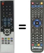 Télécommande équivalente Samsung HVS54915