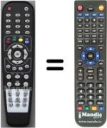 Telecomando equivalente HVS54927