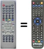 Télécommande équivalente HVS54801
