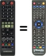 Télécommande équivalente Samsung HVS59065