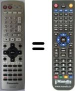 Télécommande équivalente HVS59069
