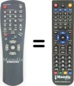 Replacement remote control Samsung SV-231 X