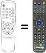 Replacement remote control Samsung CF 20F42 Z