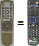 Télécommande équivalente 00104 K