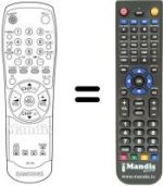 Télécommande équivalente 00116 A