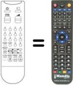 Replacement remote control 04.12.012