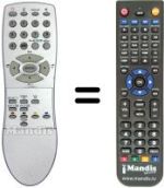 Télécommande équivalente Sinudyne 42 PF 2