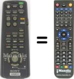 Replacement remote control Sony SLV-E 430