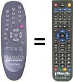 Télécommande équivalente 19900158