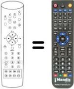 Télécommande équivalente Nikkei N 514