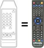 Replacement remote control 3418 / 1020