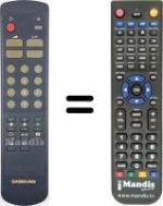 Télécommande équivalente 3F14-00032-140