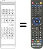 Replacement remote control IRC 1