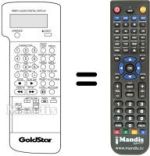 Télécommande équivalente 597-080A