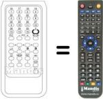 Replacement remote control VTS MONO