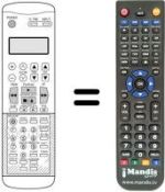 Replacement remote control 69099-625-703