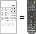 Télécommande équivalente 754354