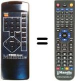 Replacement remote control 7900 PLUS