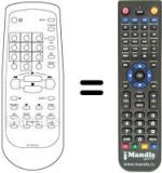 Télécommande équivalente 97P1R2CPA1