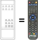 Télécommande équivalente A510710