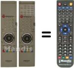 Télécommande équivalente Samsung WS 32A108P