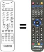Gleichwertige Fernbedienung Samsung CX 6840N / W