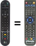 Replacement remote control LG 23 LC 1RB