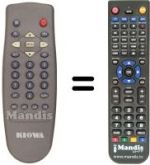Replacement remote control BK2-C4