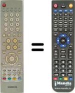 Replacement remote control Samsung LW 22A13W