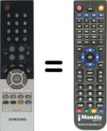 Télécommande équivalente Samsung LW 17M24C