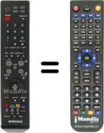 Gleichwertige Fernbedienung Samsung PS 50Q7HDX