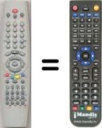 Télécommande équivalente RC 5011