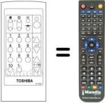 Télécommande équivalente CT-9184