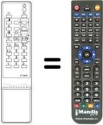 Télécommande équivalente CT-9289