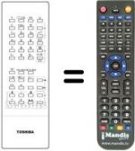 Télécommande équivalente CT-9296