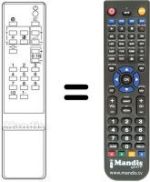 Télécommande équivalente CT-9321