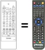Télécommande équivalente CT-9385