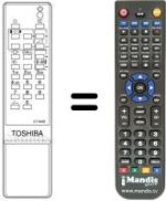 Télécommande équivalente CT-9432