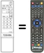 Télécommande équivalente CT-9450
