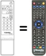 Télécommande équivalente CT-9455