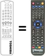 Télécommande équivalente CT-9901